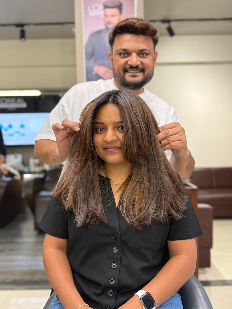 At the salon